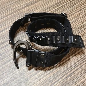 Cook Jeans Black Goth Belt